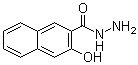 structure of CAS# 5341-58-2, 2-Hydroxy-3-naphthoylhydrazine;3-Hydroxy-2-naphthohydrazide; 3-Hydroxy-2-naphthoic acid hydrazide; 3-Hydroxy-2-naphthoic hydrazide; 3-Hydroxy-2-naphthoylhydrazine; 3-Hydroxynaphthalene-2-carbohydrazide; 3-Hydroxynaphthalene-2-carboxylic acid hydrazide