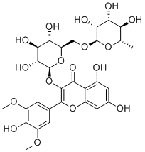 Syringetin-3-O-rutinoside molecular structure (CAS 53430-50-5)