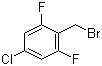 4-氯-2,6-二氟苄基溴分子结构 (CAS 537013-52-8)