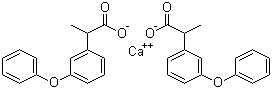 Fenoprofen calcium molecular structure (CAS 53746-45-5)