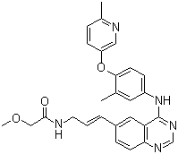 CP-724714 molecular structure (CAS 537705-08-1)