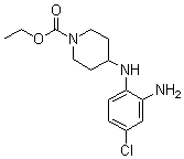 4-[(2-Amino-4-chlorophenyl)amino]-1-piperidinecarboxylic acid ethyl ester molecular structure (CAS 53786-45-1)