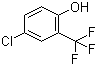 结构式 CAS# 53903-51-8, 4-氯-2-(三氟甲基)苯酚