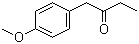 structure of CAS# 53917-01-4, 1-(4-Methoxyphenyl)-2-butanone