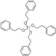 Tetrakis(2-phenylethoxy)titanium molecular structure (CAS 53955-19-4)