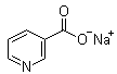 structure of CAS# 54-86-4, Sodium nicotinate