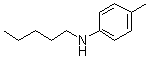 4-甲基-N-戊基苯胺分子结构 (CAS 5417-68-5)