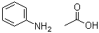 苯胺乙酸盐分子结构 (CAS 542-14-3)
