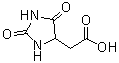 2,4-Dioxoimidazolidine-5-acetic acid molecular structure (CAS 5427-26-9)