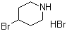 4-Bromopiperidine hydrobromide molecular structure (CAS 54288-70-9)