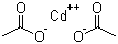 Cadmium acetate molecular structure (CAS 543-90-8)