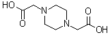 1,4-Piperazinediacetic acid molecular structure (CAS 5430-78-4)