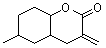 Octahydro-6-methyl-3-methylene-2H-1-benzopyran-2-one molecular structure (CAS 54312-53-7)