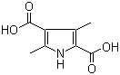3,5-Dimethyl-1H-pyrrole-2,4-dicarboxylic acid molecular structure (CAS 5434-29-7)