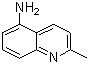 structure of CAS# 54408-50-3, 5-Aminoquinaldine;5-Amino-2-methylquinoline