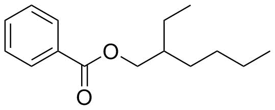 2-Ethylhexyl benzoate molecular structure (CAS 5444-75-7)