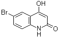 6-溴-4-羟基-2(1H)-喹啉酮分子结构 (CAS 54675-23-9)