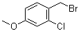 结构式 CAS# 54788-17-9, 2-氯-4-甲氧基溴苄