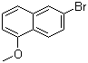 6-Bromo-1-methoxynaphthalene molecular structure (CAS 54828-63-6)