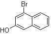 4-溴-2-萘酚分子结构 (CAS 5498-31-7)
