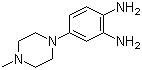 4-(4-甲基哌嗪基)-1,2-苯二胺分子结构 (CAS 54998-08-2)