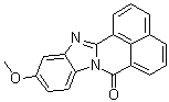 11-Methoxy-7H-benzimidazo[2,1-a]benz[de]isoquinolin-7-one molecular structure (CAS 5504-69-8)