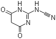 2-Cyanoamino-4,6-dihydroxypyrimidine molecular structure (CAS 55067-10-2)