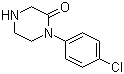 1-(4-氯苯基)哌嗪-2-酮分子结构 (CAS 55083-85-7)