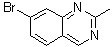 结构式 CAS# 552331-87-0, 7-溴-2-甲基喹唑啉