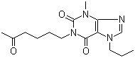 Propentofylline molecular structure (CAS 55242-55-2)