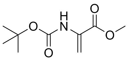 Methyl 2-tert-butoxycarbonylaminoacrylate molecular structure (CAS 55477-80-0)