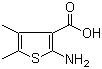 2-Amino-4,5-dimethylthiophene-3-carboxylic acid molecular structure (CAS 55502-96-0)