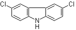 结构式 CAS# 5599-71-3, 3,6-二氯咔唑