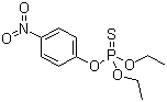 结构式 CAS# 56-38-2, 对硫磷; O,O-二乙基-O-(4-硝基苯基)硫代磷酸酯