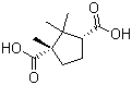 (-)-樟脑酸分子结构 (CAS 560-09-8)