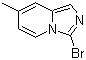 3-溴-7-甲基咪唑并[1,2-a]吡啶分子结构 (CAS 56051-32-2)