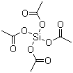 结构式 CAS# 562-90-3, 四乙酰氧基硅烷; 硅酸四乙酸酐
