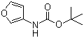 tert-Butyl furan-3-ylcarbamate molecular structure (CAS 56267-48-2)