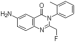 Afloqualone molecular structure (CAS 56287-74-2)