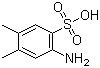 3,4-Dimethylaniline-6-sulfonic acid molecular structure (CAS 56375-83-8)