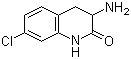 3-Amino-7-chloro-3,4-dihydroquinolin-2(1H)-one molecular structure (CAS 56433-13-7)