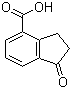 结构式 CAS# 56461-20-2, 1-茚满酮-4-羧酸