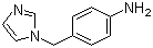 结构式 CAS# 56643-85-7, 1-(4-氨基苄基)-1H-咪唑