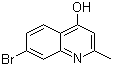 structure of CAS# 56716-92-8, 7-Bromo-2-methyl-4-quinolinol;NSC 366402
