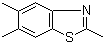 结构式 CAS# 5683-41-0, 2,5,6-三甲基苯并噻唑