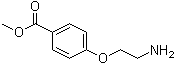structure of CAS# 56850-93-2, 4-(2-Aminoethoxy)benzoic acid methyl ester;Methyl 4-(2-aminoethoxy)benzoate