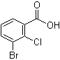 3-Bromo-2-chlorobenzoic acid molecular structure (CAS 56961-27-4)