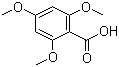 2,4,6-Trimethoxybenzoic acid molecular structure (CAS 570-02-5)