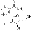 5-beta-D-Ribofuranosyl-1H-1,2,3-triazole-4-carboxamide molecular structure (CAS 57016-94-1)