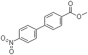 structure of CAS# 5730-75-6, Methyl 4'-nitro[1,1'-biphenyl]-4-carboxylate